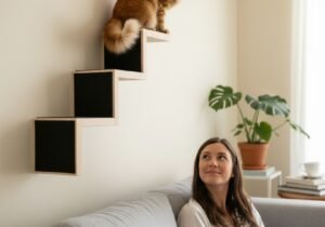 Escaleras continuas para gatos